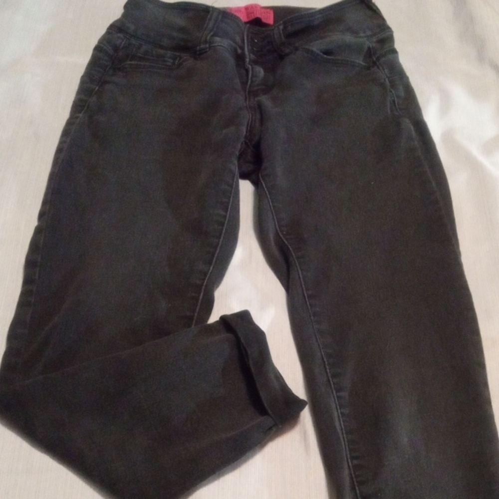 Wax Jean Black Skinny Jeans Premium Fit